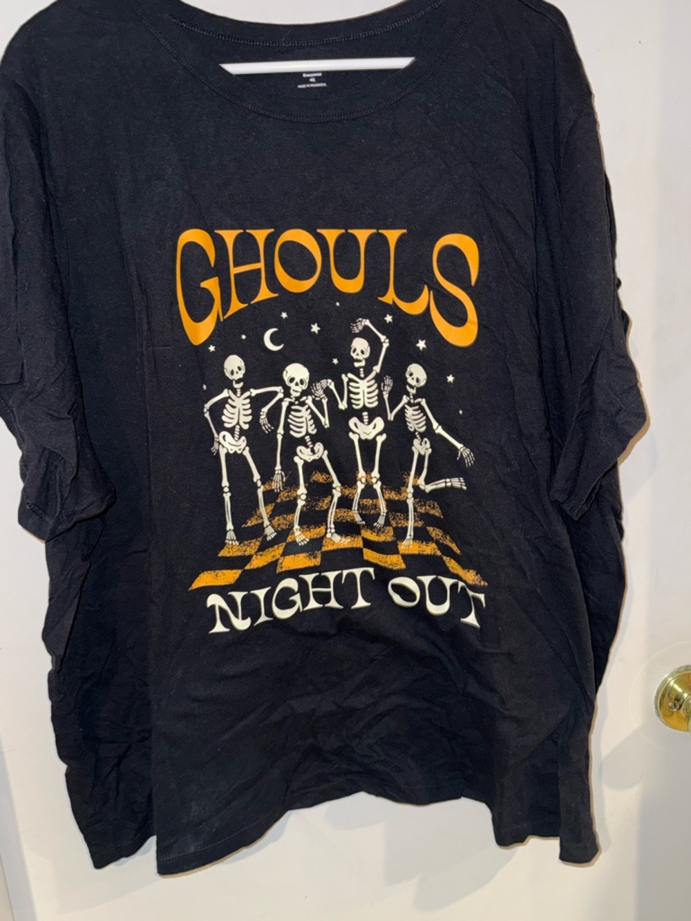 Old Navy Black Halloween short sleeve T-shirt size Plus 4X